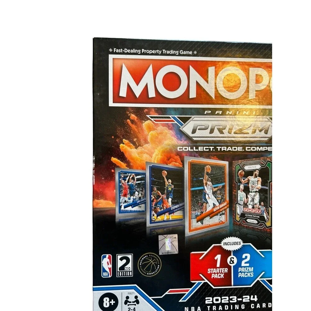 2023-24 PANINI PRIZM MONOPOLY NBA BASKETBALL 2ND EDITION BOARD GAME SEALED BOX